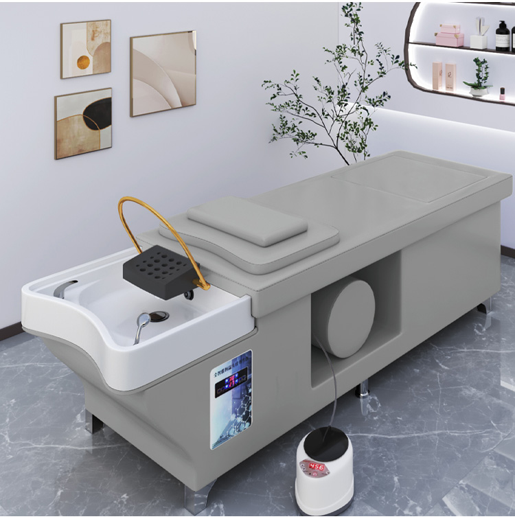 2024 new arrival high quality cheap Luxury Hot Sale Barbershop Salon Furniture Hair Washing Sink Shampoo Chair Massage Bed