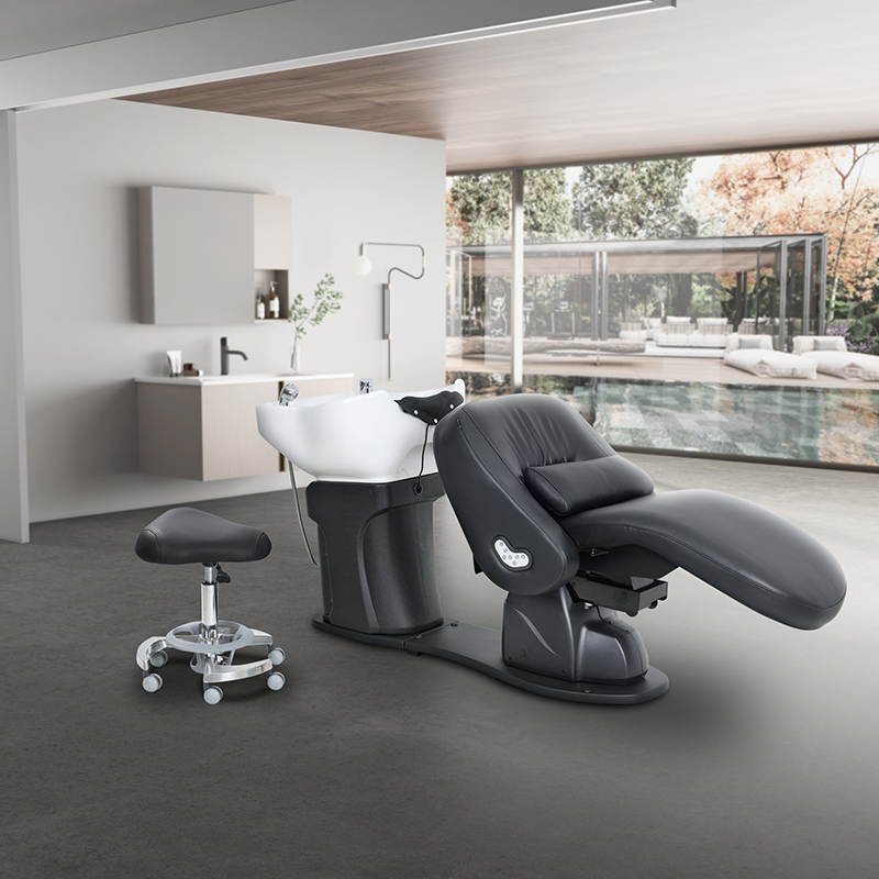 high quality hot sale Beauty Salon hair washing rotation Modern 1 motor Electric shampoo massage Chair Spa with Big basin